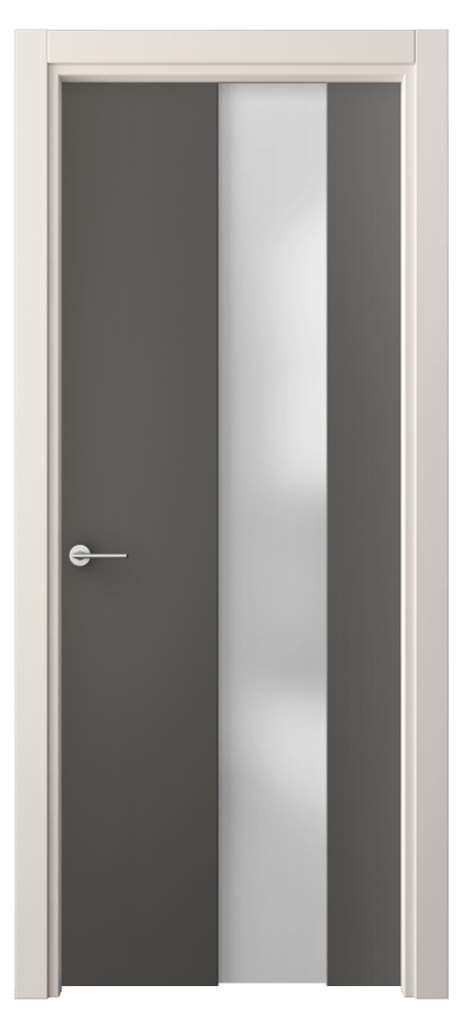 Межкомнатная дверь Freedom 4226 ПЭТ графитовый Сатинированное стекло Цена 6252260 so'm | Volhovec