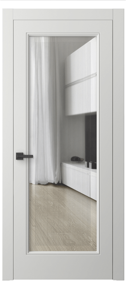 Дверь межкомнатная Linea 8300 Матовый светло-серый Прозрачное стекло с гравировкой "Каннелюры", триплекс Гладкий компланарный наличник МССР Цена 16990900 so'm Наличники уже входят в базовый комплект. Фабрика дверей Волховец 8 (800) 551 43 19 Межкомнатная дверь Linea 8300 Матовый светло-серый Прозрачное стекло с гравировкой "Каннелюры", триплекс Цена 16990900 so'm | Volhovec