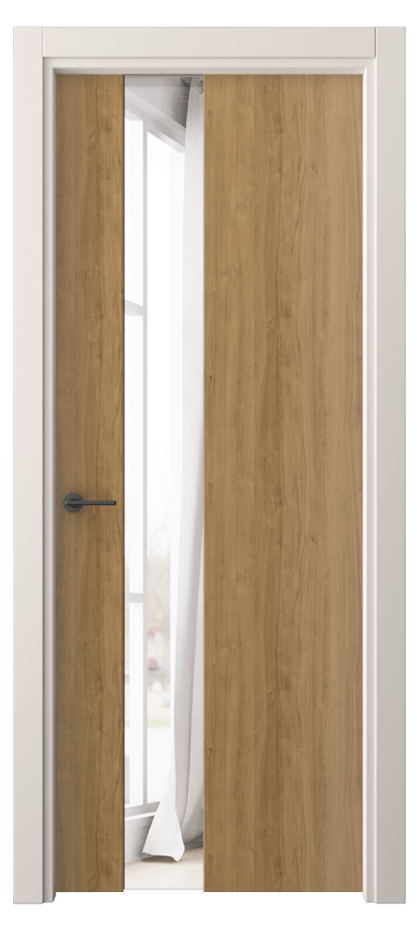 Межкомнатная дверь Freedom 4224 Грецкий орех Двустороннее зеркало, триплекс, 6 мм Цена 8180760 so'm | Volhovec