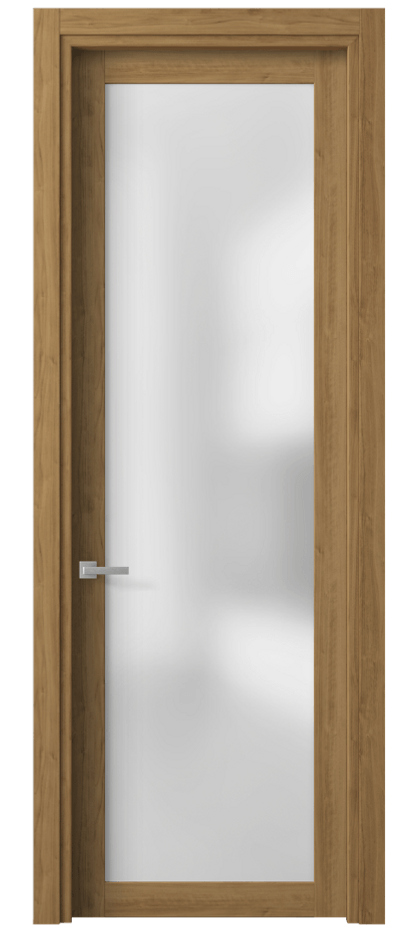 Межкомнатная дверь Planum 2102 Грецкий орех Сатинированное стекло Цена 5553880 so'm | Volhovec