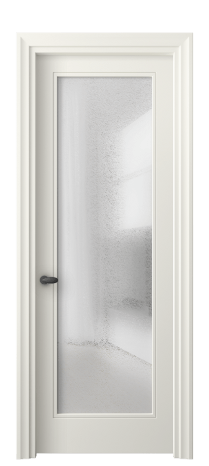 Межкомнатная дверь Esse 8502 Матовый жемчужный Фактурное стекло "Лёд", триплекс, 8 мм Цена 72099 ₽ | Volhovec