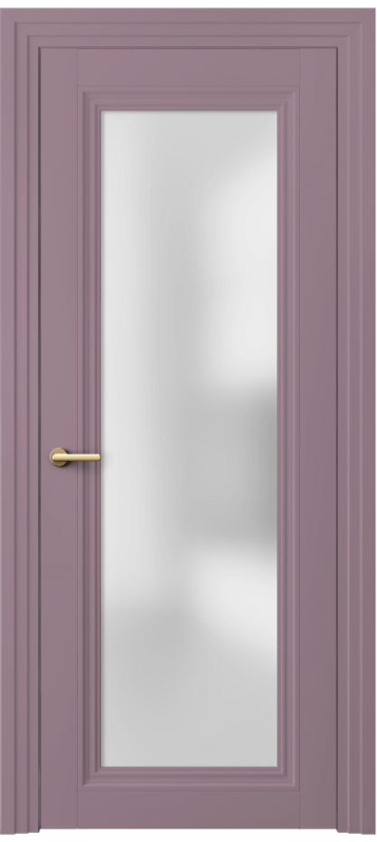 Межкомнатная дверь Centro 2502 Матовый белоснежный Сатинированное стекло Цена 14778260 so'm | Volhovec