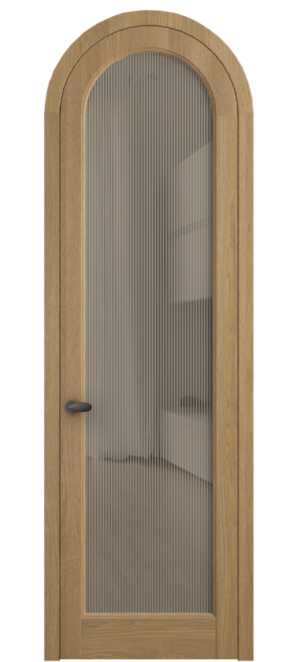 Межкомнатная дверь Палаццо 6814 Дуб пшеничный матовый Рифлёное бронзовое стекло "Дюна", триплекс Цена 43106910 so'm | Volhovec