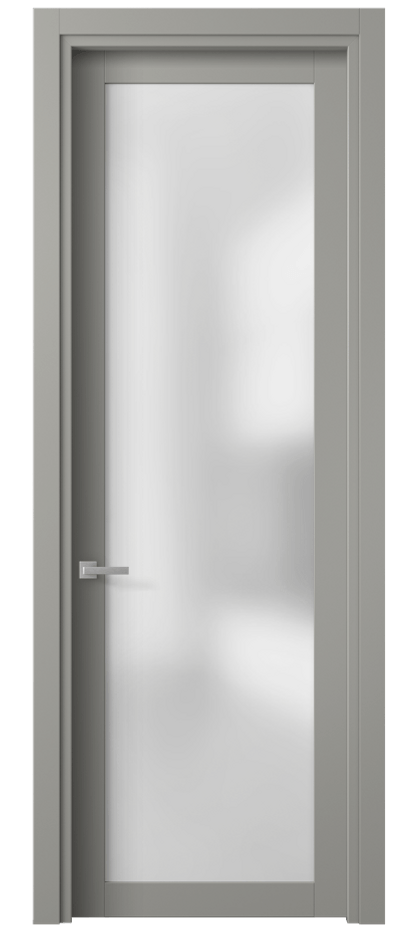 Дверь межкомнатная Planum 2102 Матовый нейтральный серый Сатинированное стекло Гладкий наличник МНСР Цена 10271600 so'm Наличники уже входят в базовый комплект. Фабрика дверей Волховец 8 (800) 551 43 19 Межкомнатная дверь Planum 2102 Матовый нейтральный серый Сатинированное стекло Цена 10271600 so'm | Volhovec