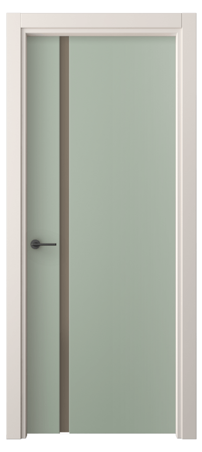 Межкомнатная дверь Фридом 4222 ПЭТ светло-оливковый Сатинированное бронзовое стекло, триплекс Цена 6445110 so'm | Volhovec