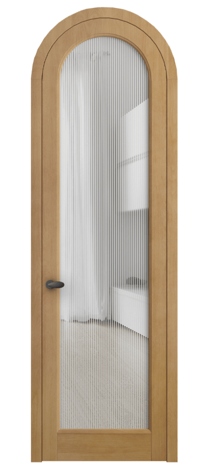 Межкомнатная дверь Палаццо 6814 Бук натуральный матовый Рифлёное стекло "Дюна", триплекс Цена 36081080 so'm | Volhovec