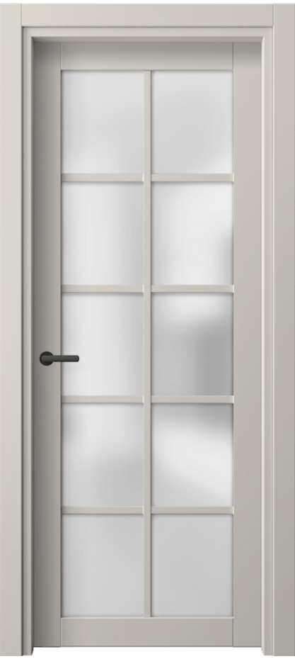 Дверь межкомнатная Neo 2106 ПЭТ светло-серый Сатинированное стекло Гладкий классический наличник ПЭСС  Цена 6840900 so'm Наличники уже входят в базовый комплект. Фабрика дверей Волховец 8 (800) 551 43 19 Межкомнатная дверь Neo 2106 ПЭТ светло-серый Сатинированное стекло Цена 6840900 so'm | Volhovec