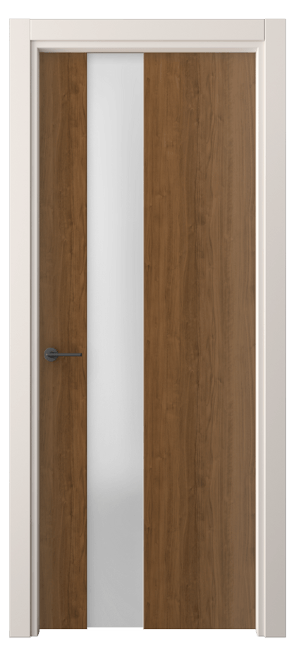 Межкомнатная дверь Freedom 4224 Лесной орех Сатинированное стекло Цена 7774760 so'm | Volhovec
