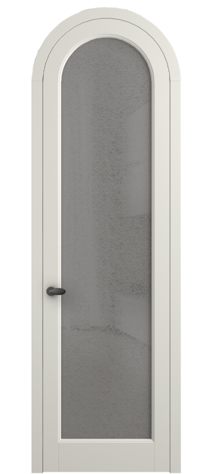 Межкомнатная дверь Палаццо 6814 Матовый жемчужный Фактурное серое стекло "Лёд", триплекс Цена 26625340 so'm | Volhovec