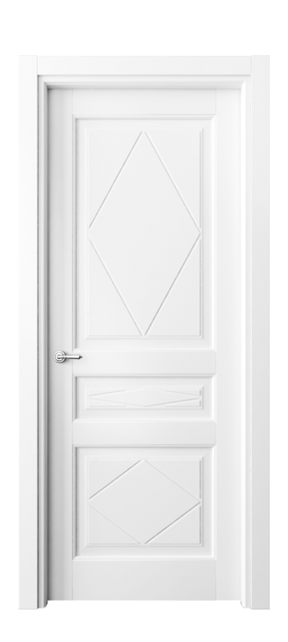 Межкомнатная дверь Тоскана Ромбо 6345 Матовый белоснежный  Цена 21294500 so'm | Volhovec
