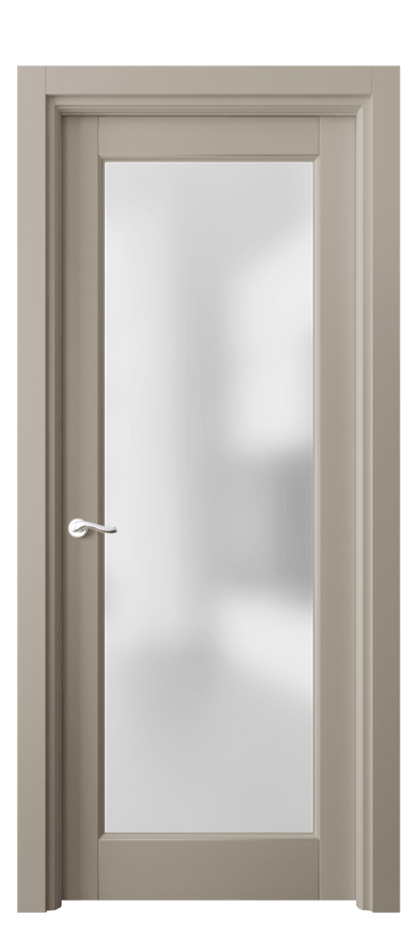 Межкомнатная дверь Лигнум 0700 Матовый бисквитный Сатинированное стекло Цена 19305100 so'm | Volhovec