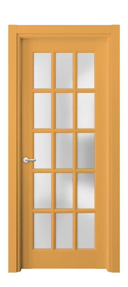 Межкомнатная дверь Toscana Grigliato 6311 Бук белоснежный Сатинированное стекло Цена 22716430 so'm | Volhovec