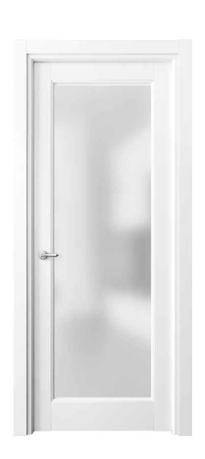 Межкомнатная дверь Тоскана Ромбо 6300 Матовый белоснежный Сатинированное стекло Цена 18736700 so'm | Volhovec