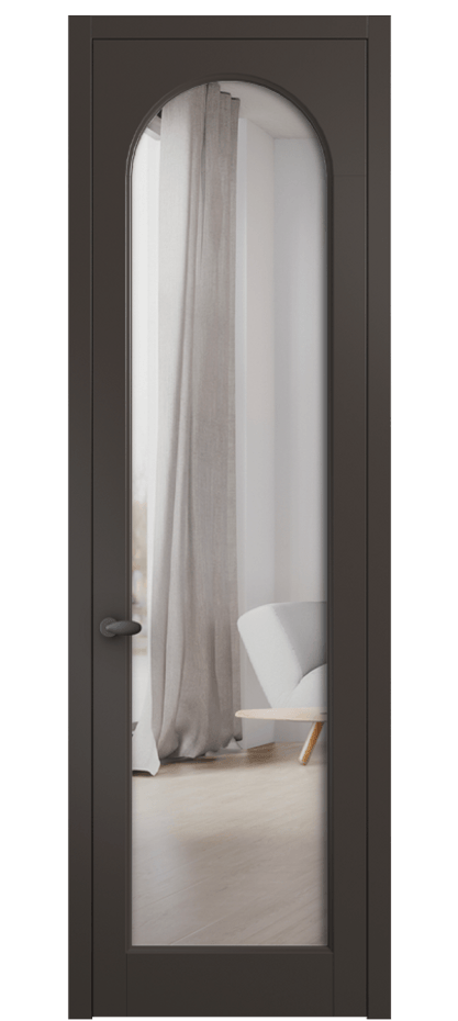 Межкомнатная дверь Палаццо 6804 Матовый антрацит Двустороннее зеркало, триплекс Цена 20102950 so'm | Volhovec