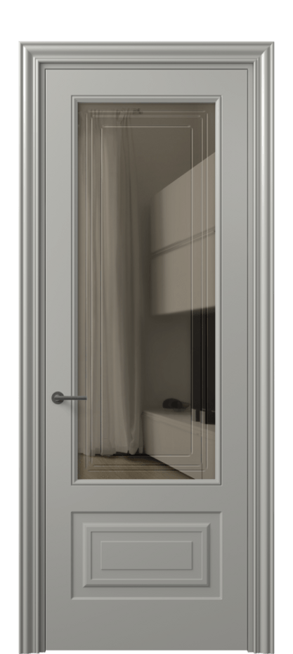 Дверь межкомнатная Mascot 8442 Матовый нейтральный серый Прозрачное бронзовое стекло с гравировкой "Грани", триплекс Фигурный наличник МНСР Цена 16605200 so'm Наличники уже входят в базовый комплект. Фабрика дверей Волховец 8 (800) 551 43 19 Межкомнатная дверь Mascot 8442 Матовый нейтральный серый Прозрачное бронзовое стекло с гравировкой "Грани", триплекс Цена 16605200 so'm | Volhovec