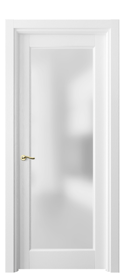 Межкомнатная дверь Лигнум 0700 Дуб белоснежный Сатинированное стекло Цена 26268000 so'm | Volhovec