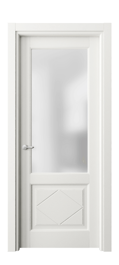 Межкомнатная дверь Тоскана Ромбо 6342 Матовый серый Сатинированное стекло Цена 19772000 so'm | Volhovec