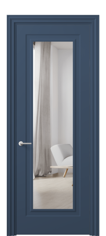 Межкомнатная дверь Mascot 8403 Матовый белоснежный Двустороннее зеркало, триплекс Цена 20383090 so'm | Volhovec