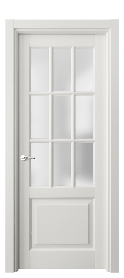 Межкомнатная дверь Лигнум 0748 Матовый серый Сатинированное стекло Цена 24359800 so'm | Volhovec