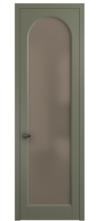 Дверь межкомнатная Палаццо 6804 Матовый оливковый тёмный Сатинированное бронзовое стекло, триплекс 0536 МОТ Цена 19696950 so'm Наличники уже входят в базовый комплект. Фабрика дверей Волховец 8 (800) 551 43 19 Межкомнатная дверь Палаццо 6804 Матовый оливковый тёмный Сатинированное бронзовое стекло, триплекс Цена 19696950 so'm | Volhovec