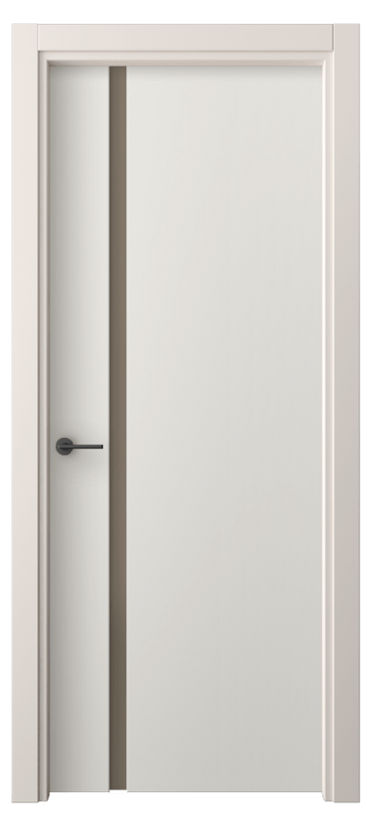 Межкомнатная дверь Фридом 4222 ПЭТ белоснежный Сатинированное бронзовое стекло, триплекс Цена 6445110 so'm | Volhovec
