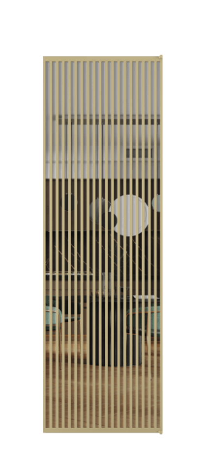 Алюминиевая дверь АЛПЛ040.06  Прозрачное стекло "Кристал Вижн", калёное Цена 46675790  | Volhovec