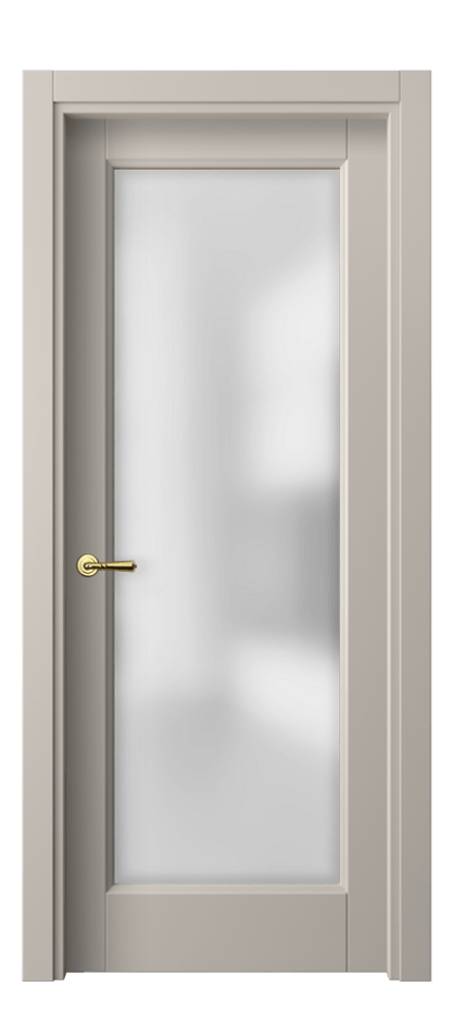 Межкомнатная дверь Галант 1402 Матовый светло-бежевый Сатинированное стекло Цена 10637000 so'm | Volhovec