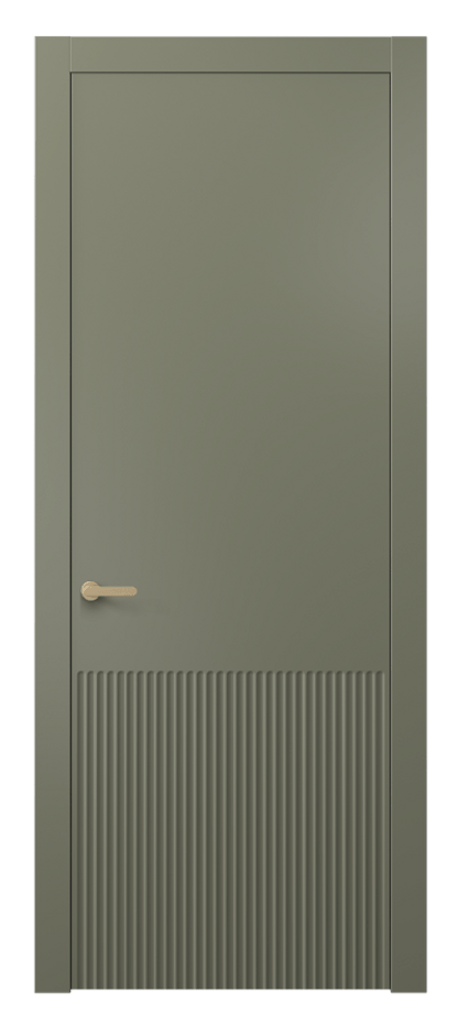 Межкомнатная дверь Alba АКП 8645 Матовый оливковый тёмный  Цена 10271660 so'm | Volhovec