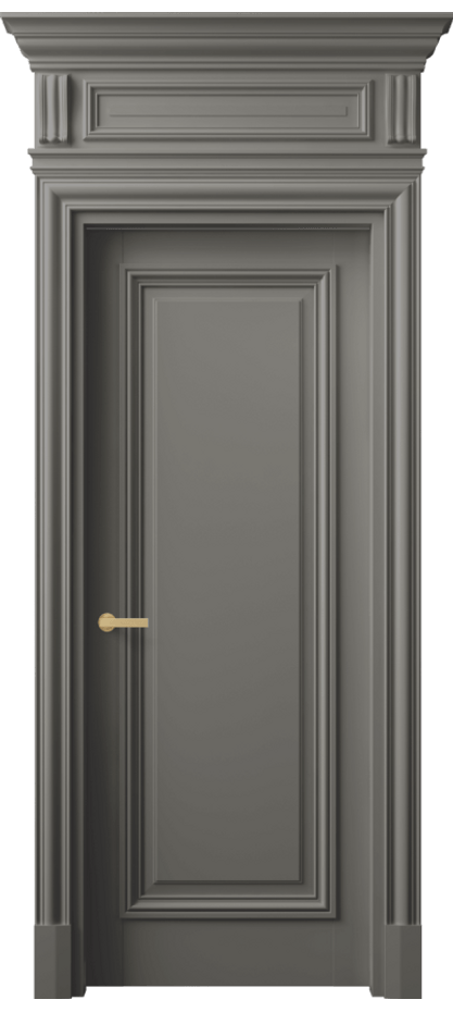 Межкомнатная дверь Антик 7301 Матовый классический серый  Цена 33588180 so'm | Volhovec
