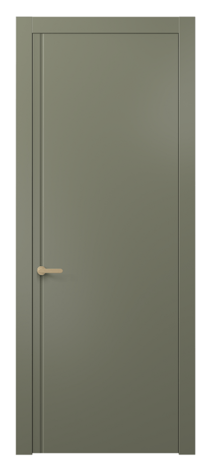 Межкомнатная дверь Alba 8644 Матовый оливковый тёмный  Цена 8477080 so'm | Volhovec