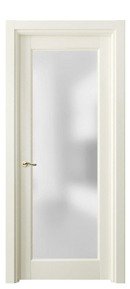 Межкомнатная дверь Лигнум 0700 Матовый молочно-белый Сатинированное стекло Цена 19305100 so'm | Volhovec