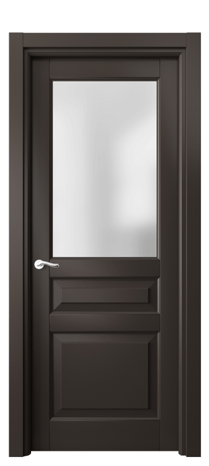 Дверь межкомнатная Лигнум 0710 Матовый антрацит Сатинированное стекло Гладкий наличник МАН Цена 20117100 so'm Наличники уже входят в базовый комплект. Фабрика дверей Волховец 8 (800) 551 43 19 Межкомнатная дверь Лигнум 0710 Матовый антрацит Сатинированное стекло Цена 20117100 so'm | Volhovec