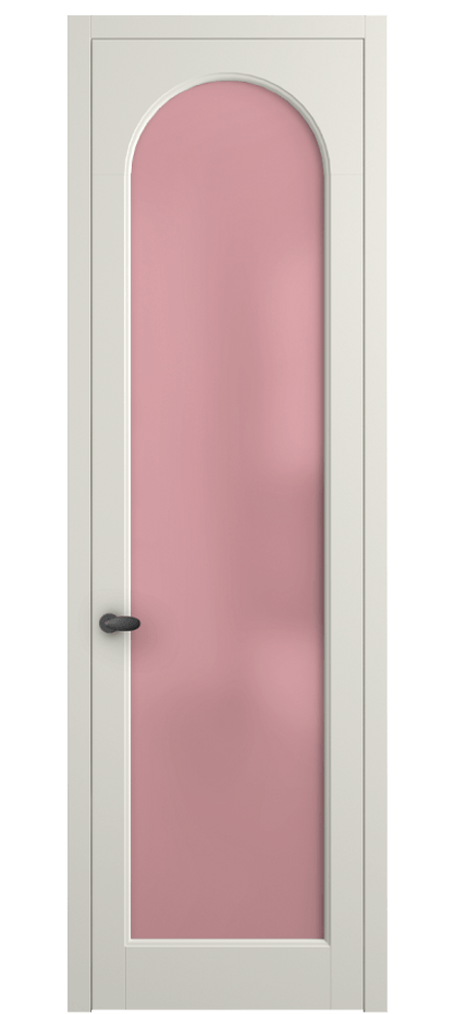 Межкомнатная дверь Палаццо 6804 Матовый жемчужный Сатинированное розовое стекло, триплекс Цена 19696950 so'm | Volhovec