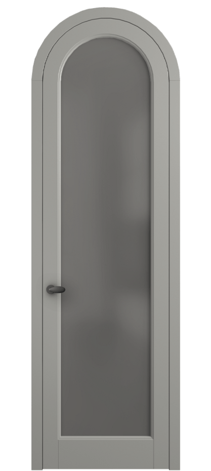 Межкомнатная дверь Палаццо 6814 Матовый нейтральный серый Сатинированное серое стекло, триплекс Цена 26036640 so'm | Volhovec