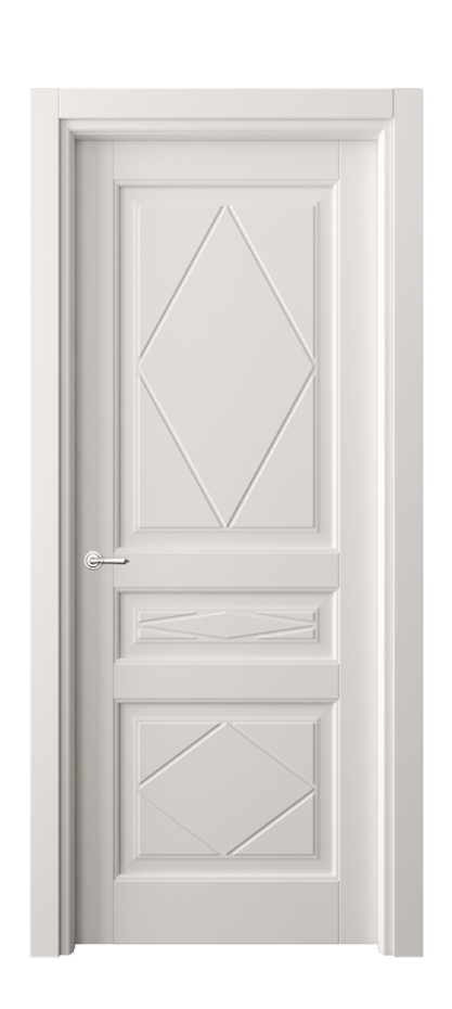 Межкомнатная дверь Тоскана Ромбо 6345 Матовый пудровый белый  Цена 21152400 so'm | Volhovec