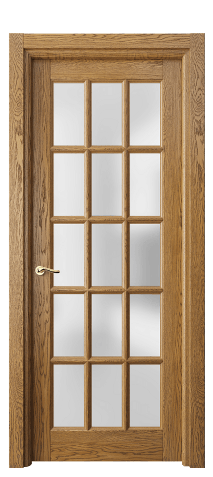 Дверь межкомнатная Lignum 0708 Дуб медовый брашированный Сатинированное стекло Гладкий наличник ДМД.Б Цена 35179700 so'm Наличники уже входят в базовый комплект. Фабрика дверей Волховец 8 (800) 551 43 19 Межкомнатная дверь Lignum 0708 Дуб медовый брашированный Сатинированное стекло Цена 35179700 so'm | Volhovec