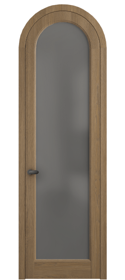 Межкомнатная дверь Палаццо 6814 Дуб мускатный матовый Сатинированное серое стекло, триплекс Цена 42761810 so'm | Volhovec