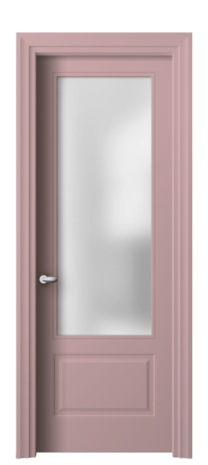 Межкомнатная дверь Esse 8542 Матовый белоснежный Сатинированное стекло Цена 13954950 so'm | Volhovec