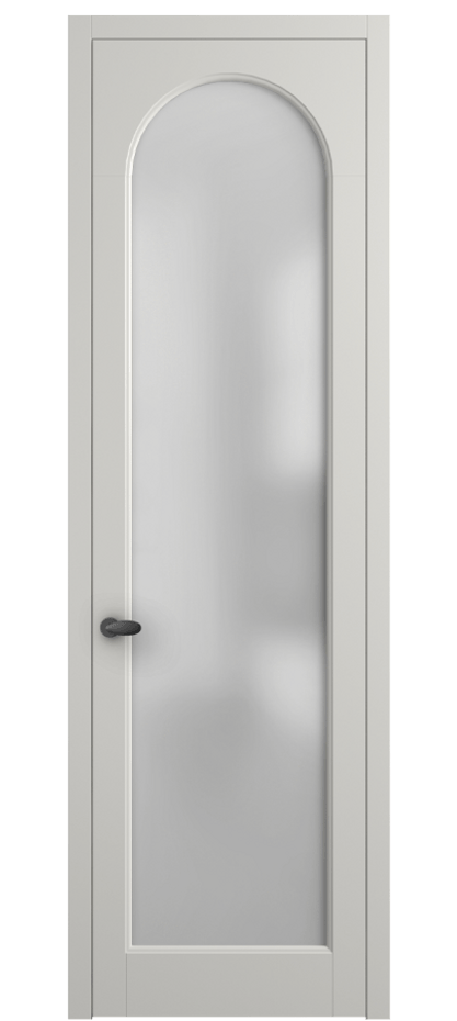 Межкомнатная дверь Палаццо 6804 Матовый серый Сатинированное стекло Цена 19696950 so'm | Volhovec