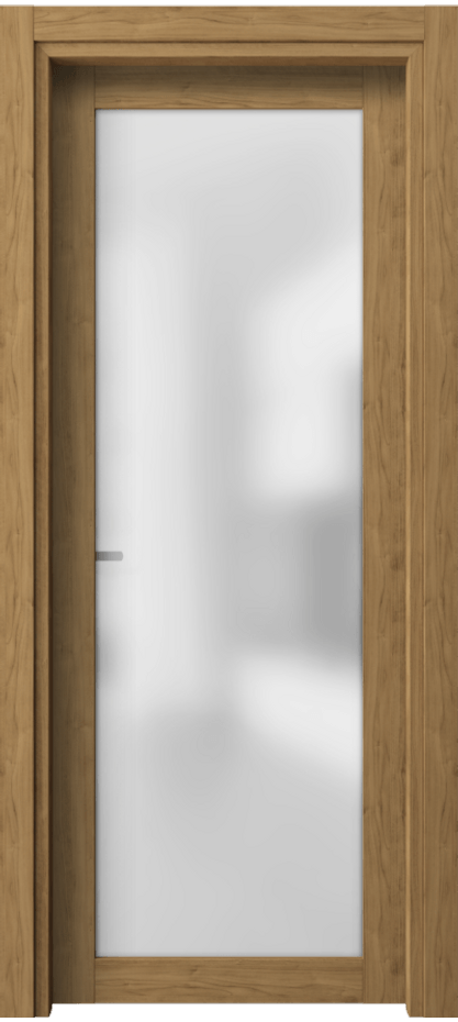 Межкомнатная дверь Neo 2102 Грецкий орех Сатинированное стекло Цена 4445500 so'm | Volhovec
