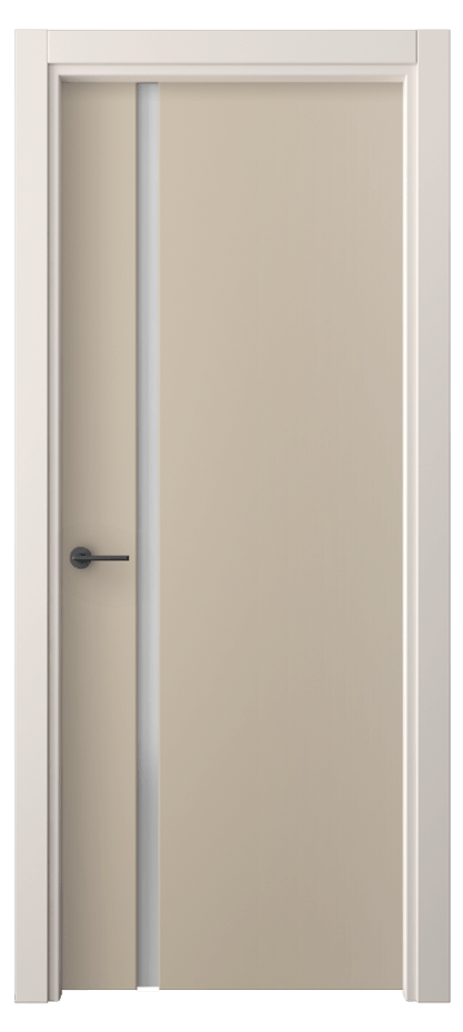 Межкомнатная дверь Фридом 4222 ПЭТ серо-коричневый  Сатинированное стекло Цена 6719160 so'm | Volhovec