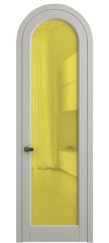 Дверь межкомнатная Палаццо 6814 Матовый тёплый серый Рифлёное желтое стекло "Дюна", триплекс 0536R МТСР Цена 26625340 so'm Наличники уже входят в базовый комплект. Фабрика дверей Волховец 8 (800) 551 43 19 Межкомнатная дверь Палаццо 6814 Матовый тёплый серый Рифлёное желтое стекло "Дюна", триплекс Цена 26625340 so'm | Volhovec