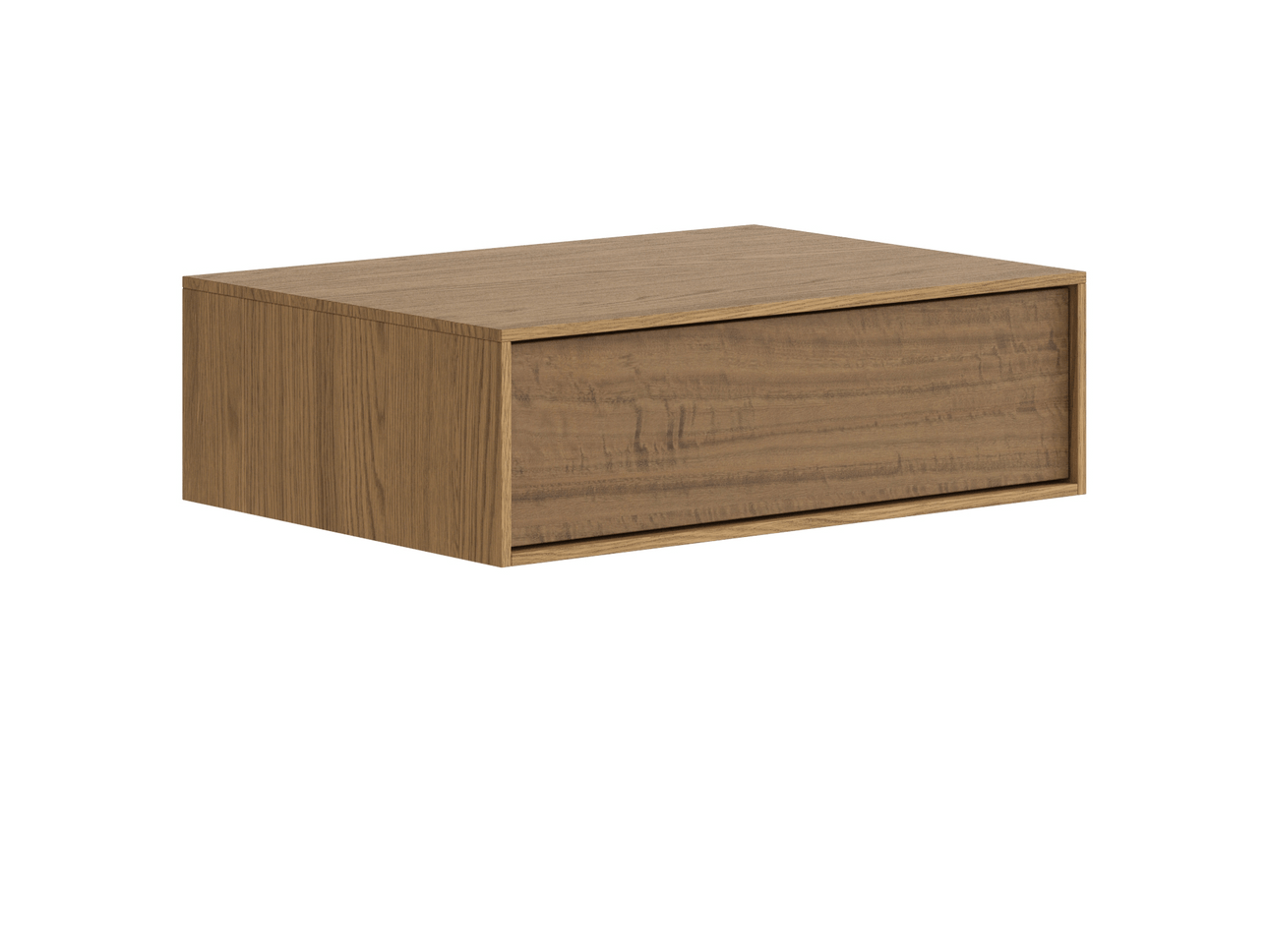 Тумба подвесная прикроватная Module 1 ящик торфяной дуб