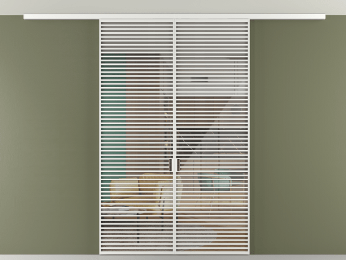 Перегородка Формато вдоль стены на потолок 2 створки АЛПР 040.07 Алюминий белоснежный Рефлективное прозрачное стекло "Стопсол", калёное. Цена 77171670 so'm 1. Полотно 2 шт. (800/2100 мм)
2. Комплект установки раздвижной системы
3. Базовый комплект фурнитуры
4.Ручка Рондо. Фабрика дверей Волховец 8 (800) 551 43 19 Перегородка Формато вдоль стены на потолок 2 створки АЛПР 040.07 Алюминий белоснежный Рефлективное прозрачное стекло "Стопсол", калёное Цена 77171670 so'm | Volhovec