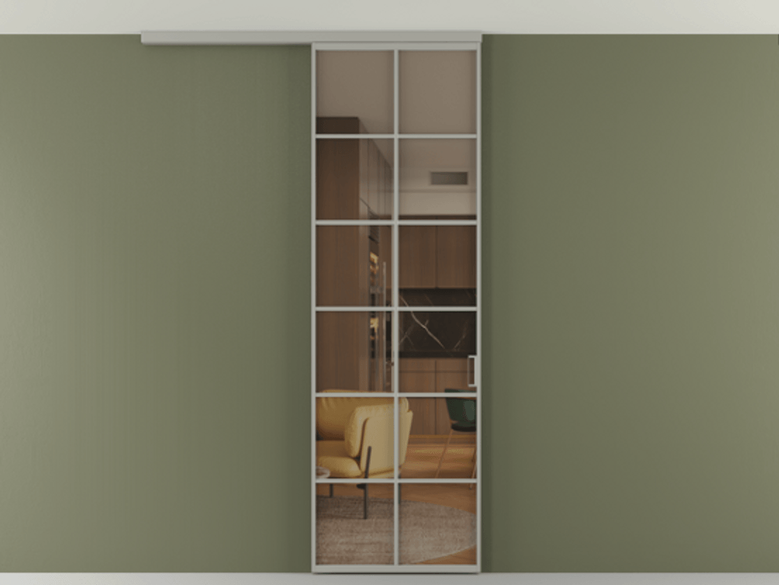 Перегородка Формато вдоль стены на потолок 1 створка АЛПР 040.05 Алюминий нейтральный серый Прозрачное бронзовое стекло, триплекс. Цена 21893960 so'm 1. Полотно 2 шт. (800/2100 мм)
2. Комплект установки раздвижной системы
3. Базовый комплект фурнитуры
4.Ручка Рондо. Фабрика дверей Волховец 8 (800) 551 43 19 Перегородка Формато вдоль стены на потолок 1 створка АЛПР 040.05 Алюминий нейтральный серый Прозрачное бронзовое стекло, триплекс Цена 21893960 so'm | Volhovec