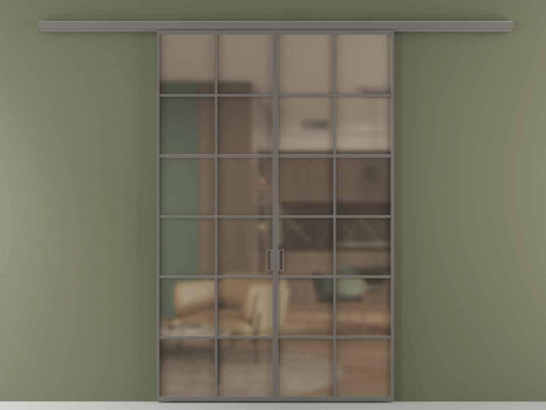 Перегородка Formato вдоль стены 2 створки АЛПР 040.05 Алюминий классический серый Сатинированное бронзовое стекло, триплекс. Цена 50465800 so'm 1. Полотно 2 шт. (800/2100 мм)
2. Комплект установки раздвижной системы
3. Базовый комплект фурнитуры
4.Ручка RONDO
. Фабрика дверей Волховец 8 (800) 551 43 19 Перегородка Formato вдоль стены 2 створки АЛПР 040.05 Алюминий классический серый Сатинированное бронзовое стекло, триплекс Цена 50465800 so'm | Volhovec