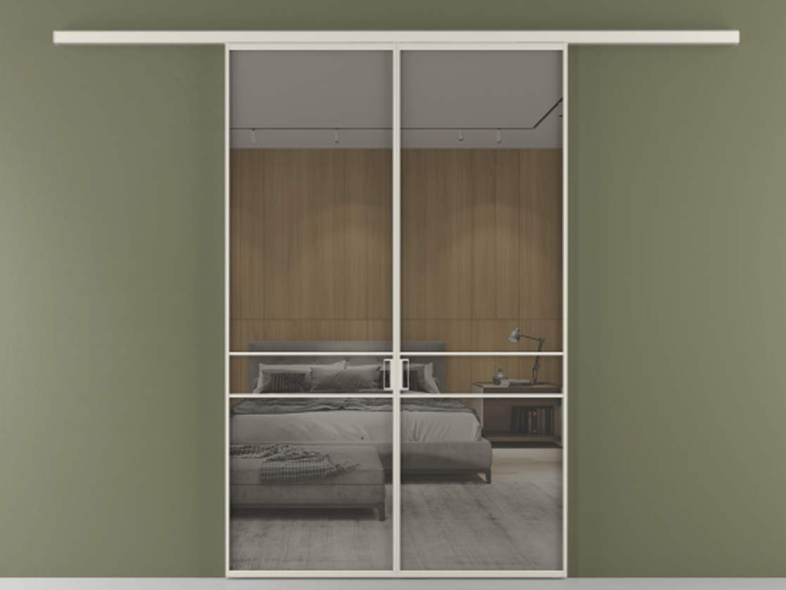 Перегородка Formato вдоль стены 2 створки АЛПР 040.02 Алюминий облачно-серый Рефлективное серое стекло "Stopsol", калёное. Цена 50547000 so'm 1. Полотно 2 шт. (800/2100 мм)
2. Комплект установки раздвижной системы
3. Базовый комплект фурнитуры
4.Ручка RONDO
. Фабрика дверей Волховец 8 (800) 551 43 19 Перегородка Formato вдоль стены 2 створки АЛПР 040.02 Алюминий облачно-серый Рефлективное серое стекло "Stopsol", калёное Цена 50547000 so'm | Volhovec