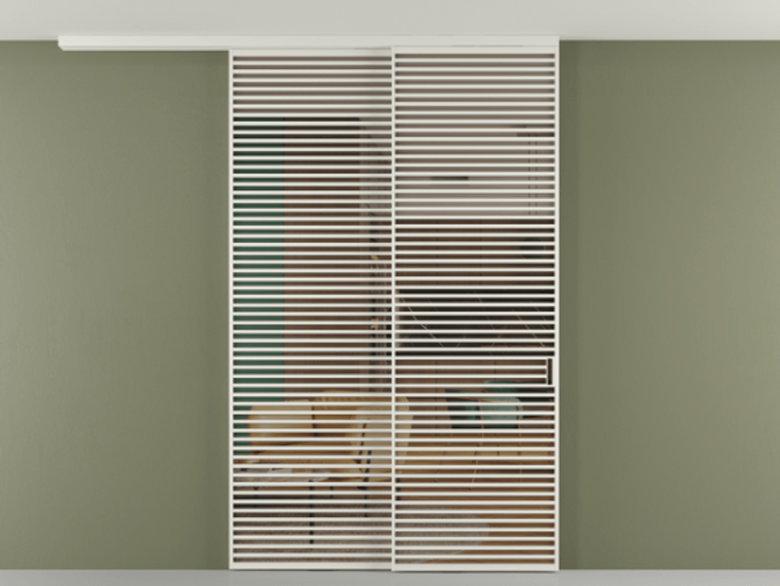 Перегородка Formato вдоль стены на потолок телескопик синхро 2 #VENDORCODE# #FURNISH# #GLASS# Цена #PRICE# #CURRENCY# | Volhovec