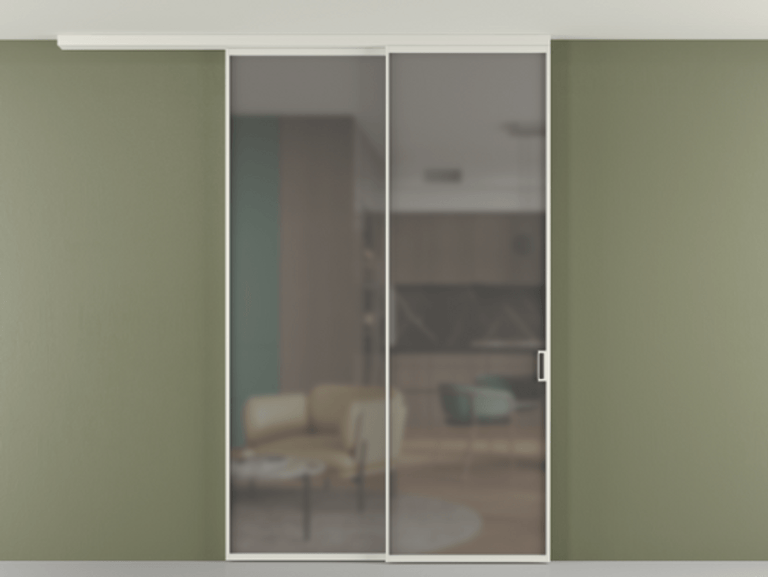 Перегородка Formato вдоль стены на потолок телескопик синхро 2 #VENDORCODE# #FURNISH# #GLASS# Цена #PRICE# #CURRENCY# | Volhovec