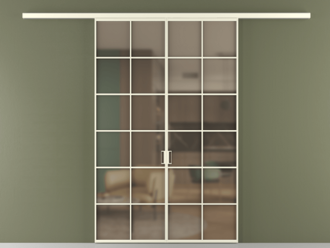 Перегородка Formato вдоль стены 2 створки АЛПР 040.05 Алюминий молочно-белый Сатинированное бронзовое стекло, триплекс. Цена 50465800 so'm 1. Полотно 2 шт. (800/2100 мм)
2. Комплект установки раздвижной системы
3. Базовый комплект фурнитуры
4.Ручка RONDO
. Фабрика дверей Волховец 8 (800) 551 43 19 Перегородка Formato вдоль стены 2 створки АЛПР 040.05 Алюминий молочно-белый Сатинированное бронзовое стекло, триплекс Цена 50465800 so'm | Volhovec